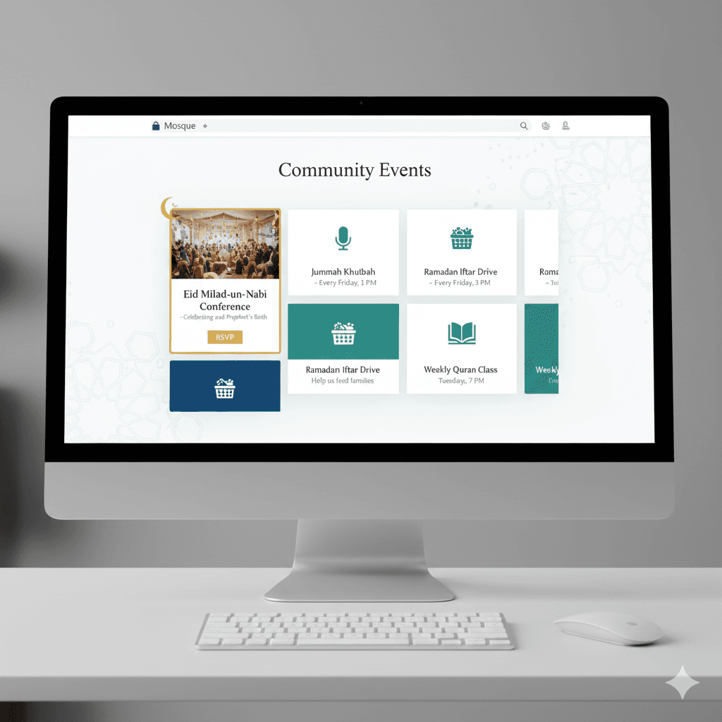 Jamia Masjid Platform - Digital Mosque OS screenshot 1