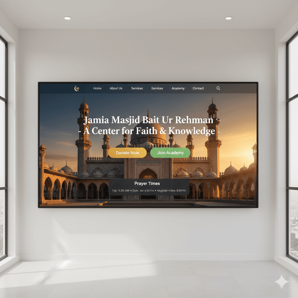 Jamia Masjid Platform - Digital Mosque OS