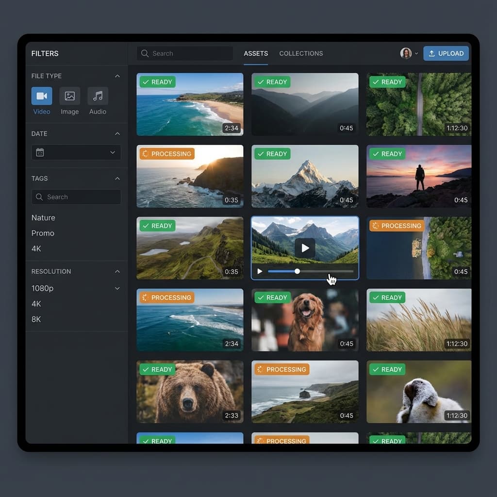 Unified Media Management & Content Processing Platform view 2