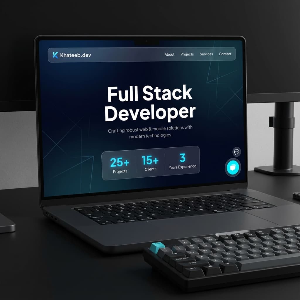 Khateeb.dev - Portfolio & Client Hub