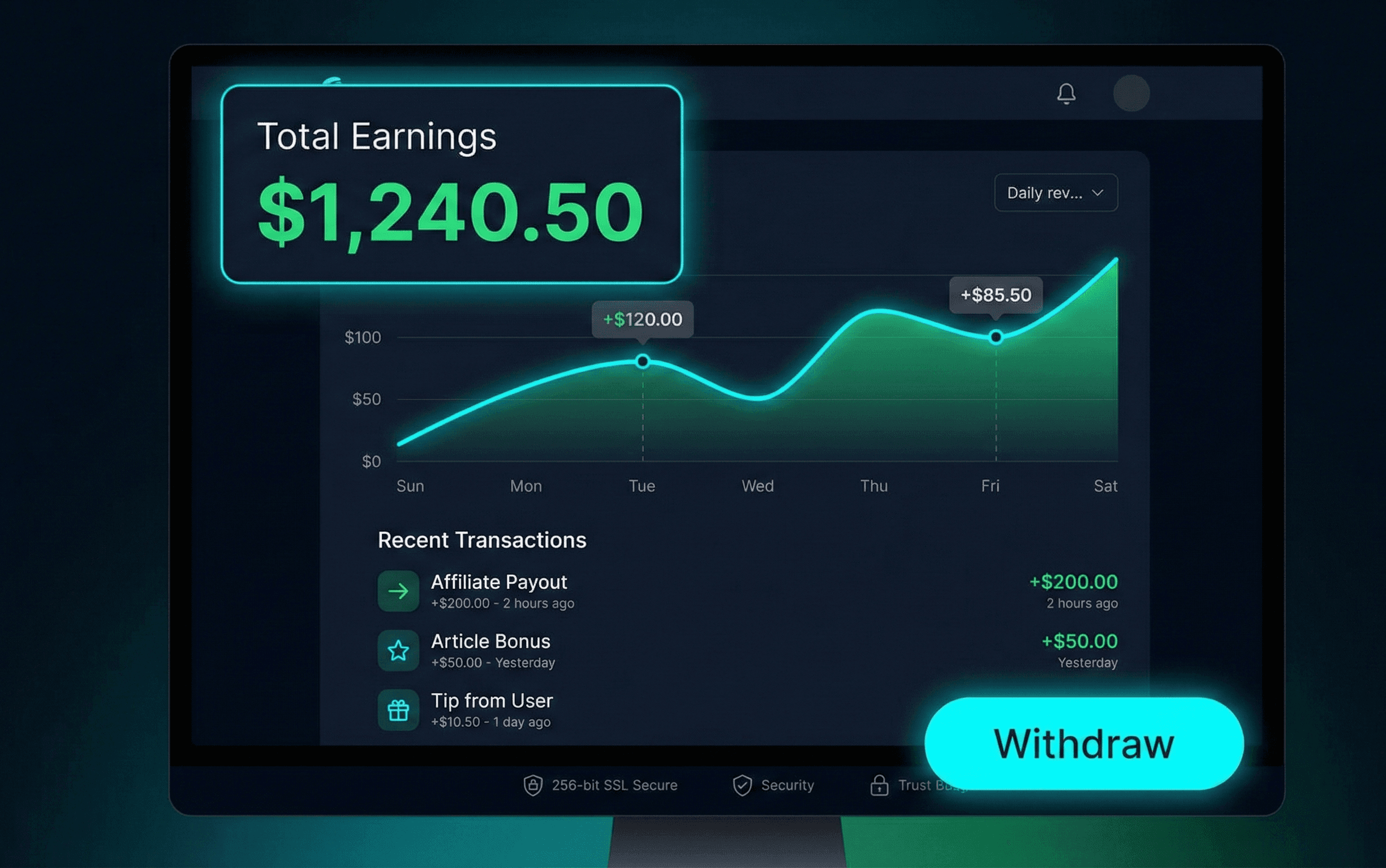 NexusWrite — AI-Powered Blogging & Monetization view 1