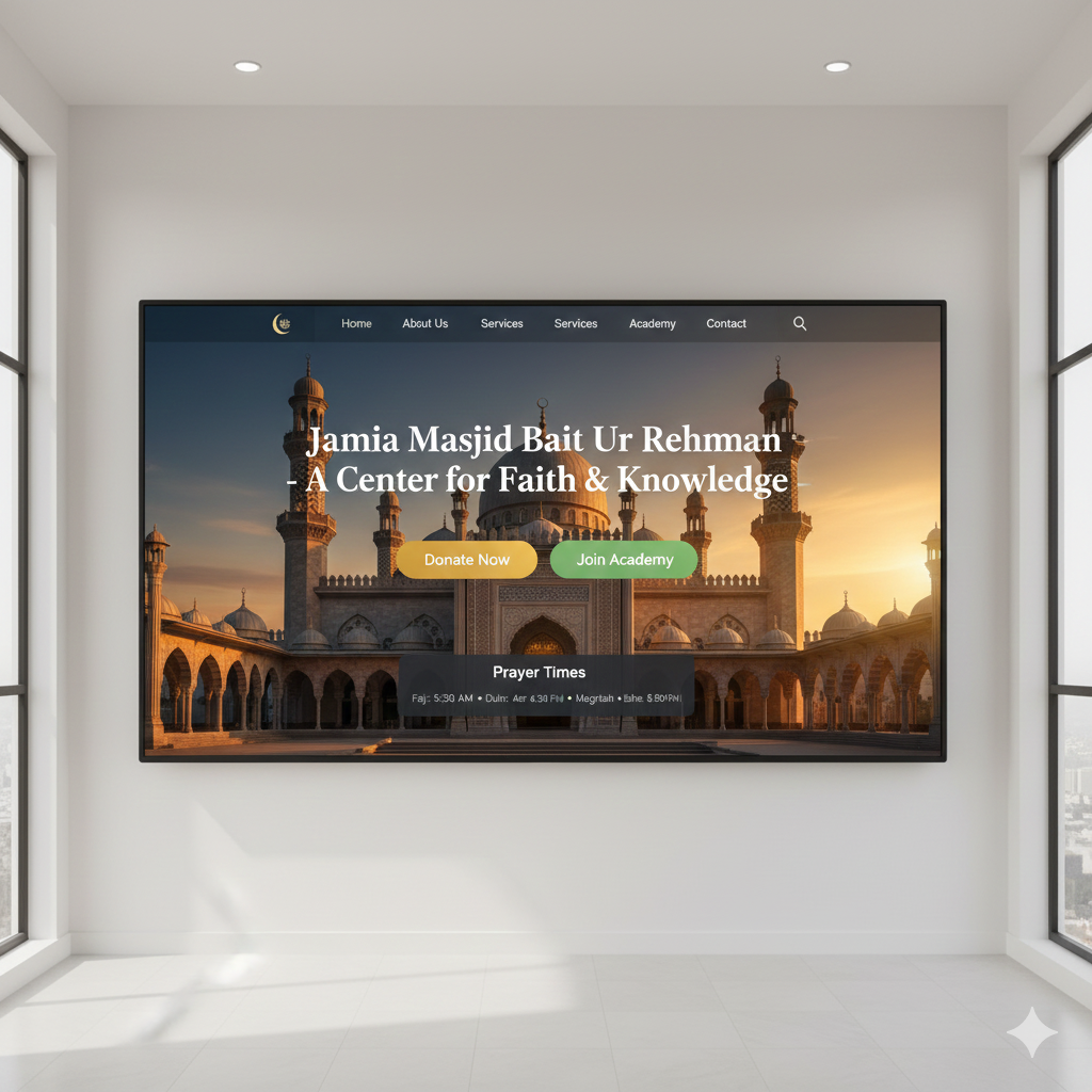 Jamia Masjid Platform - Digital Mosque OS