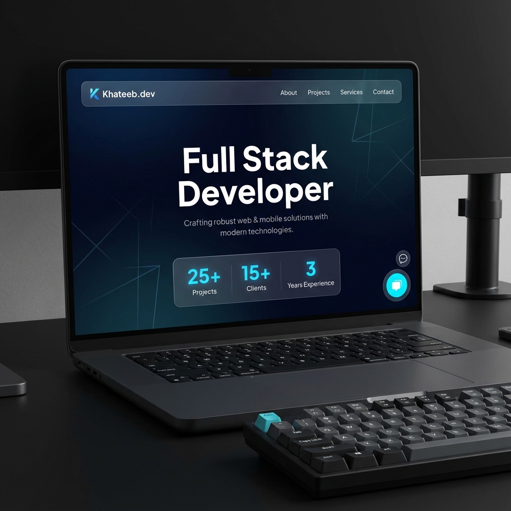 Khateeb.dev - Portfolio & Client Hub